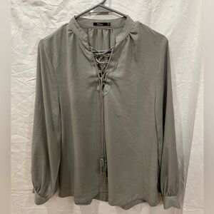 Silver Jeans Co Blouse Sage Green Size: XS